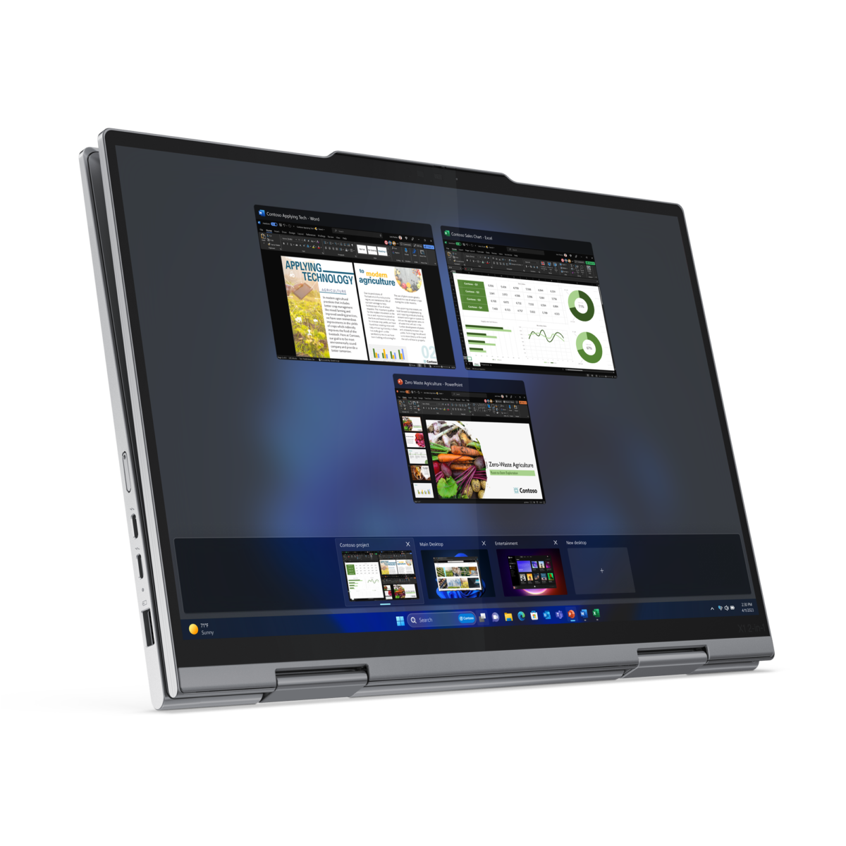 Lenovo ThinkPad X1 2-in-1 Gen 9 Core Ultra 7 155U 32GB 1TB 14" W11P - Imagen 3
