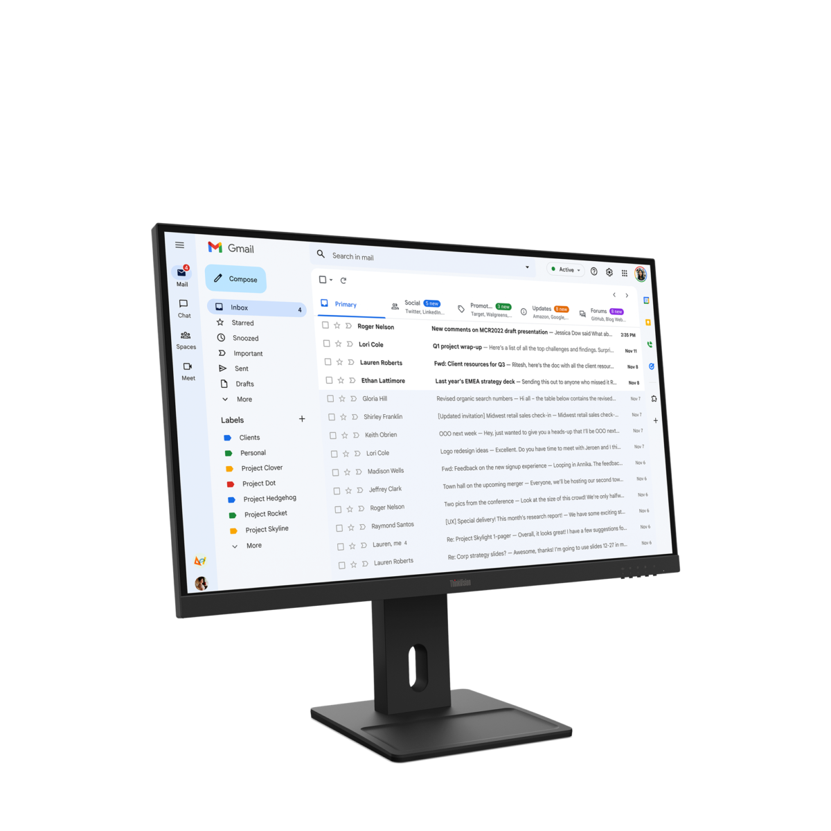 Lenovo ThinkVision E27-40 Monitor 27" FHD IPS 100Hz