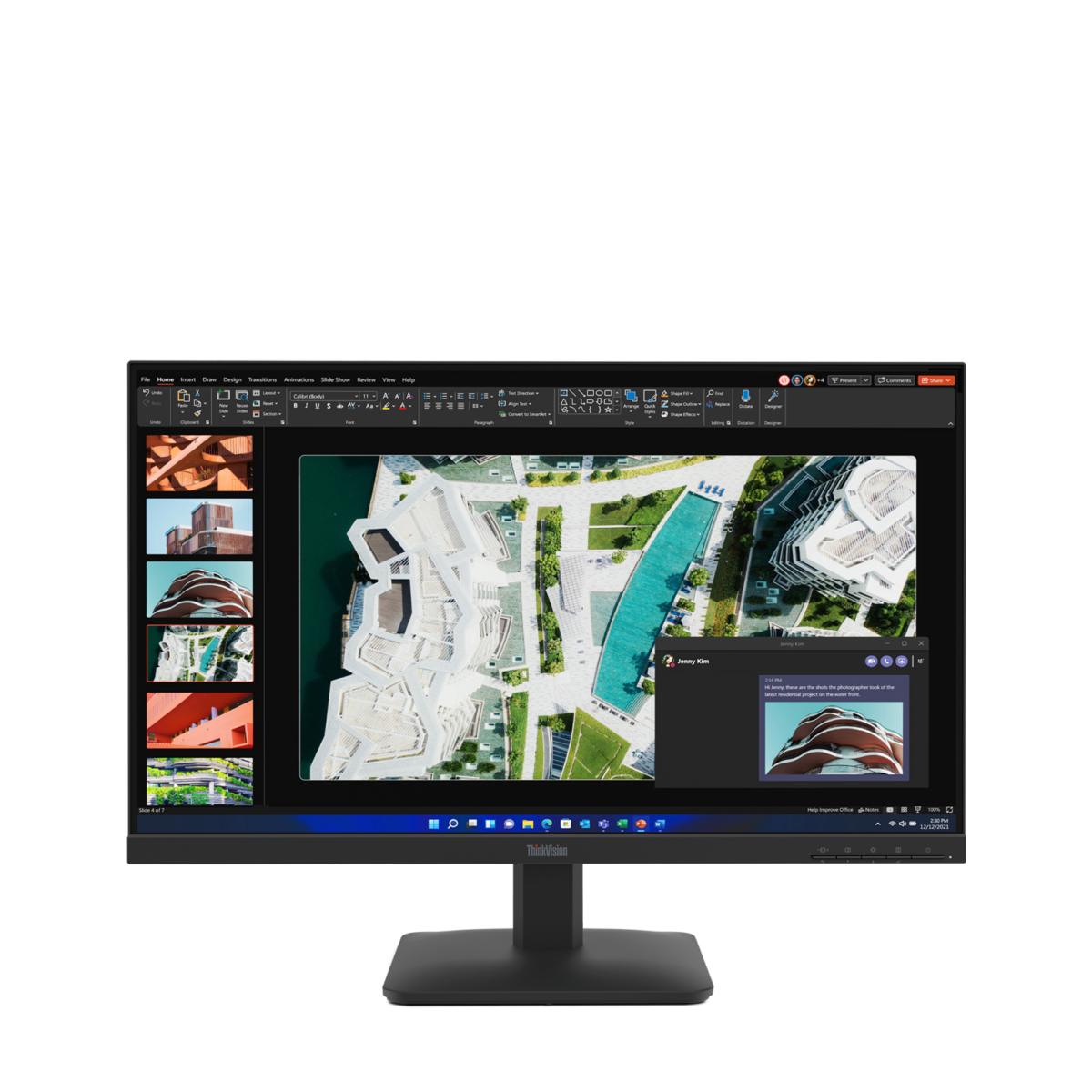 Lenovo ThinkVision S27-4e Monitor 27" FHD IPS 100Hz - Imagen 3